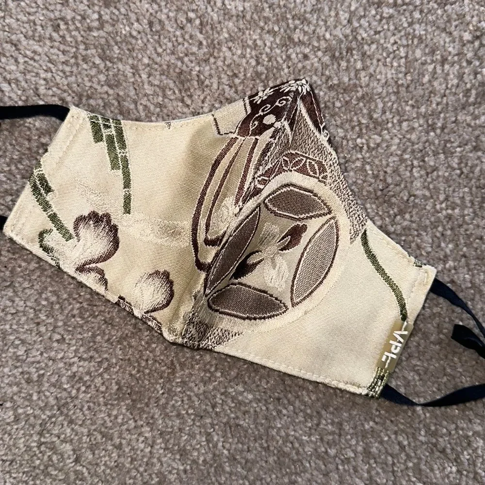 VPL for Athleta Japanese Vintage Kimono OBI Face Mask!